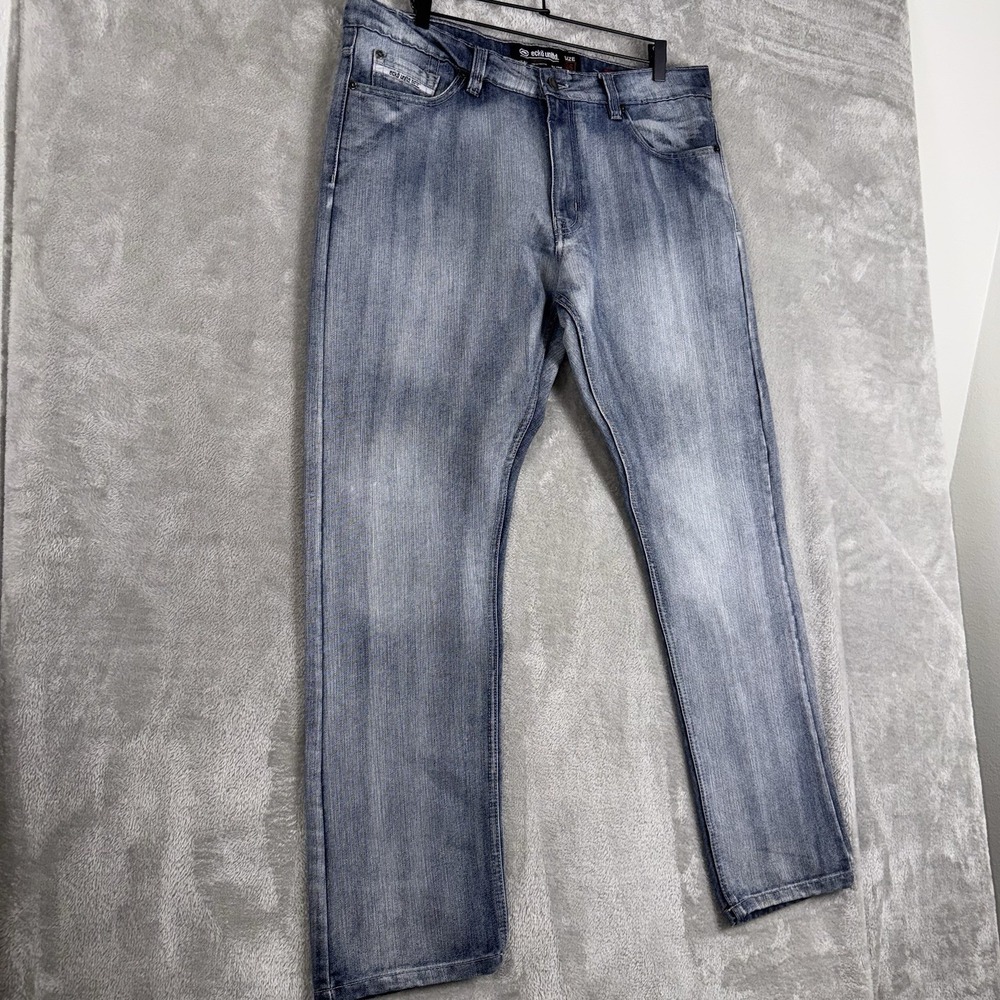 Ecko Unltd Jeans Loose Leg Athletic Fit Y2k Hip‎ Hop Denim Men's 36x32 - Picture 3 of 16
